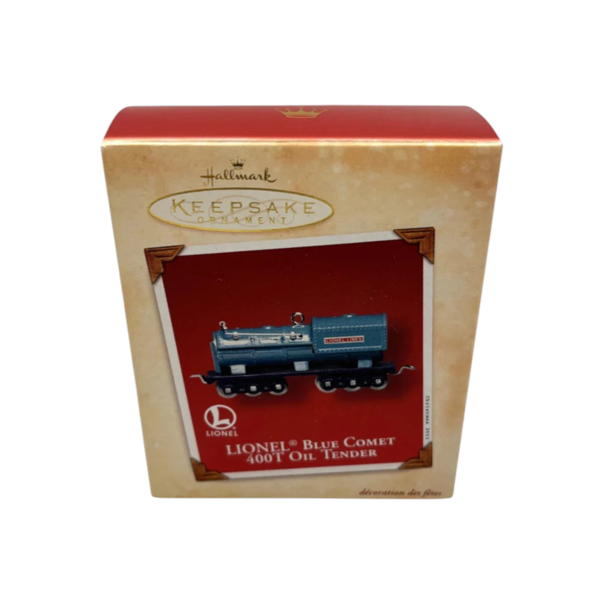 2002 Lionel Blue Comet 400T Oil Tender Hallmark Ornament (Lionel) QX8243 Image2