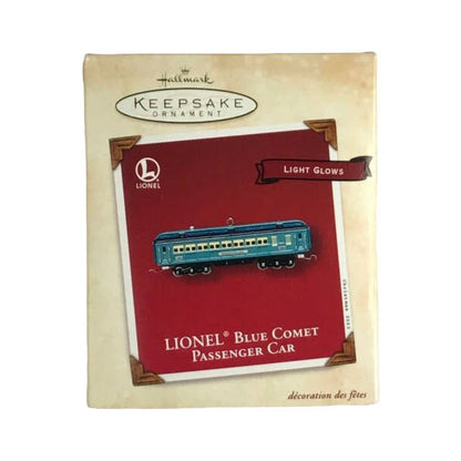 2002 Lionel Blue Comet Passenger Car Hallmark Ornament (Lionel) QX8833