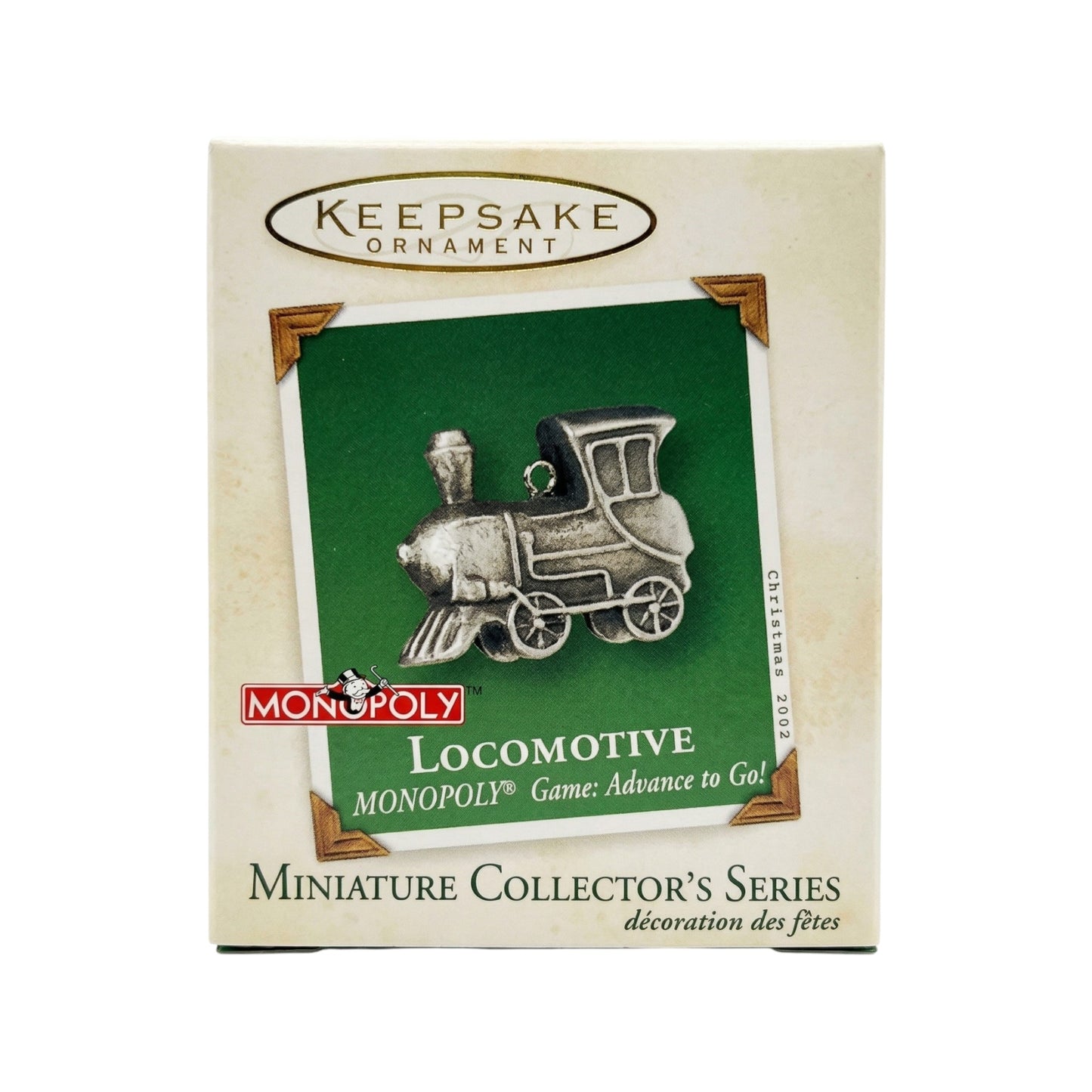 2002 Locomotive Hallmark Ornament (Monopoly) QXM4353 Image2