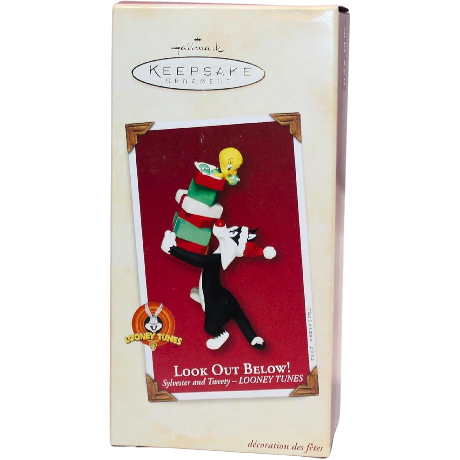 2002 Look Out Below - Sylvester & Tweety Hallmark Ornament (Looney Tunes) QX8273