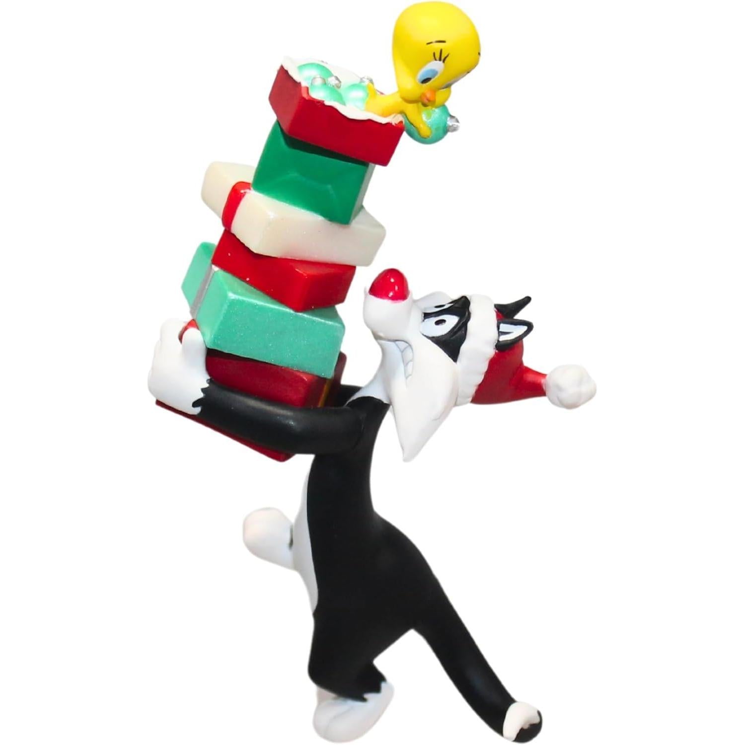 2002 Look Out Below - Sylvester & Tweety Hallmark Ornament (Looney Tunes) QX8273