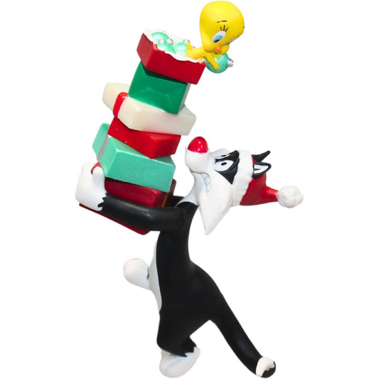 2002 Look Out Below - Sylvester & Tweety Hallmark Ornament (Looney Tunes) QX8273