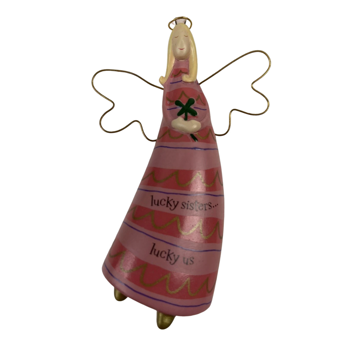 2002 Lucky Sisters Hallmark Ornament (Between Us) QP1516 Image1