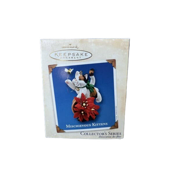 2002 Mischievous Kittens Hallmark Ornament (Mischievous Kittens) QX8046