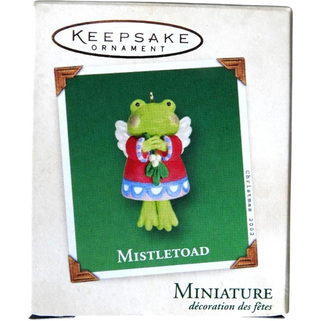 2002 Mistletoad Hallmark Ornament (Angel Frog) QXM4563