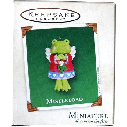 2002 Mistletoad Hallmark Ornament (Angel Frog) QXM4563