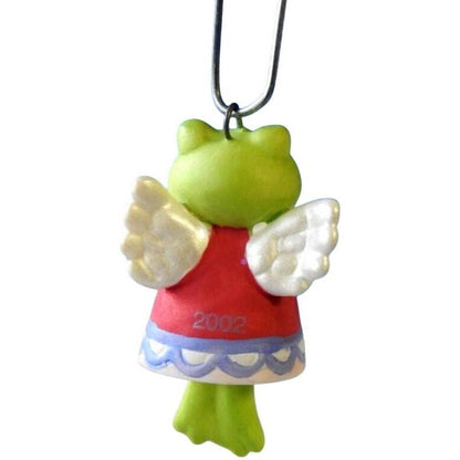 2002 Mistletoad Hallmark Ornament (Angel Frog) QXM4563