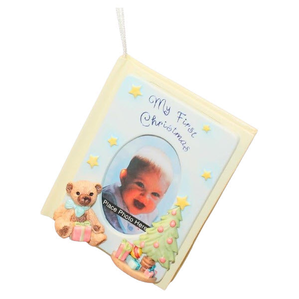 2002 My First Christmas - Memory Book Hallmark Ornament (Photo Holder) QX8613