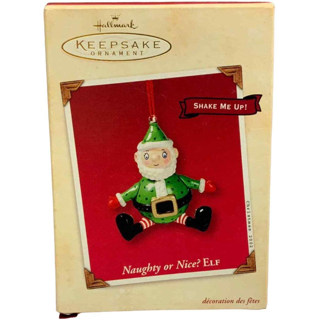 2002 Naughty or Nice? ELF Hallmark Ornament (Elf) QX2823