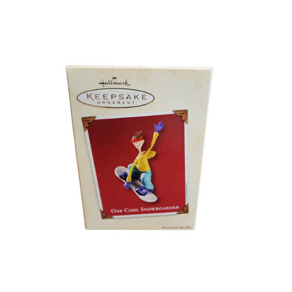 2002 One Cool Snowboarder Hallmark Ornament (Snowboard) QX2876