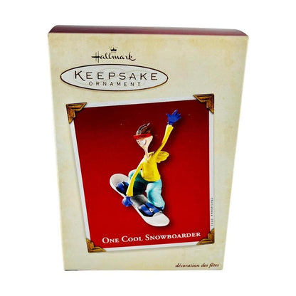 2002 One Cool Snowboarder Hallmark Ornament (Snowboard) QX2876 Image2