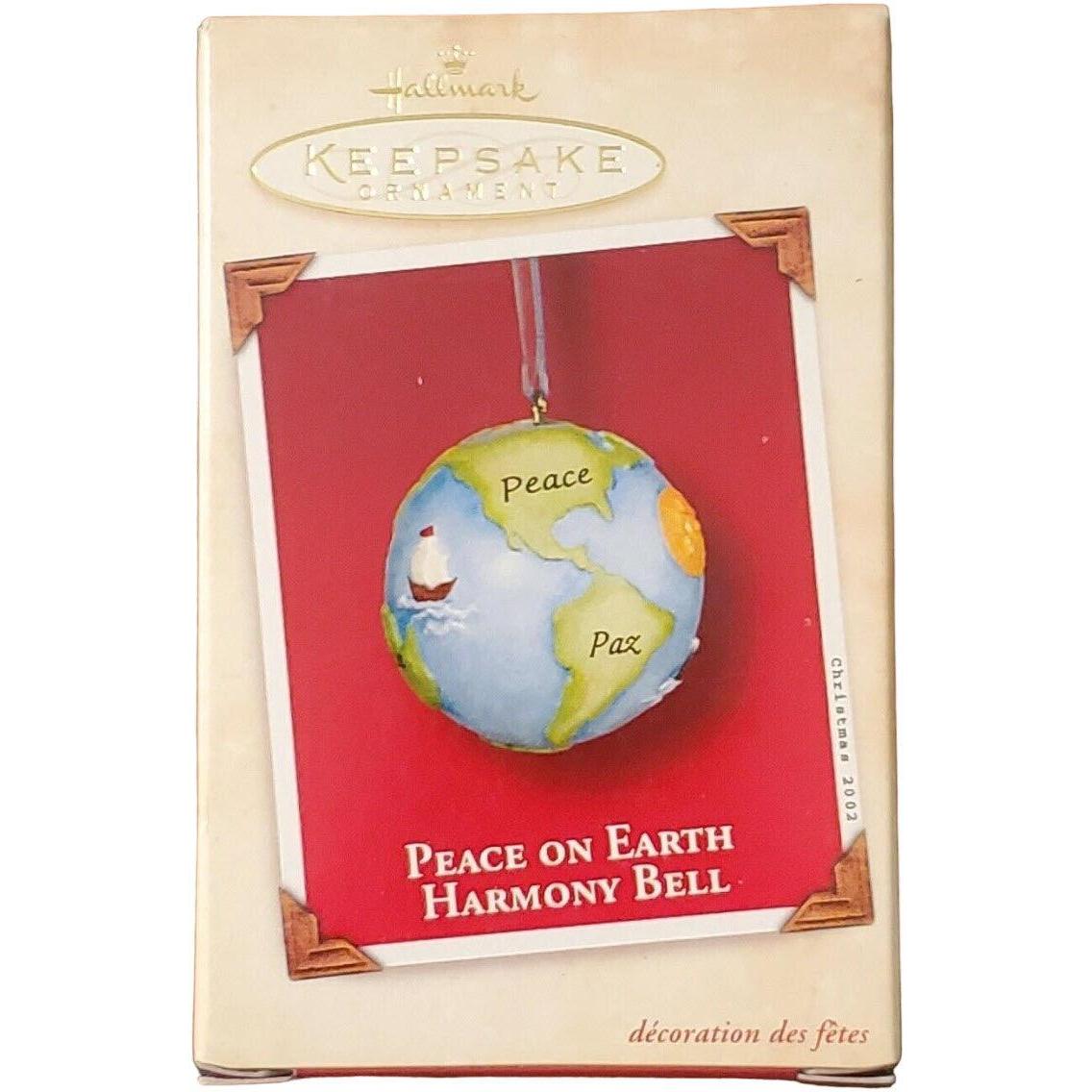 2002 Peace on Earth Harmony Bell Hallmark Ornament (Peace) QX8393