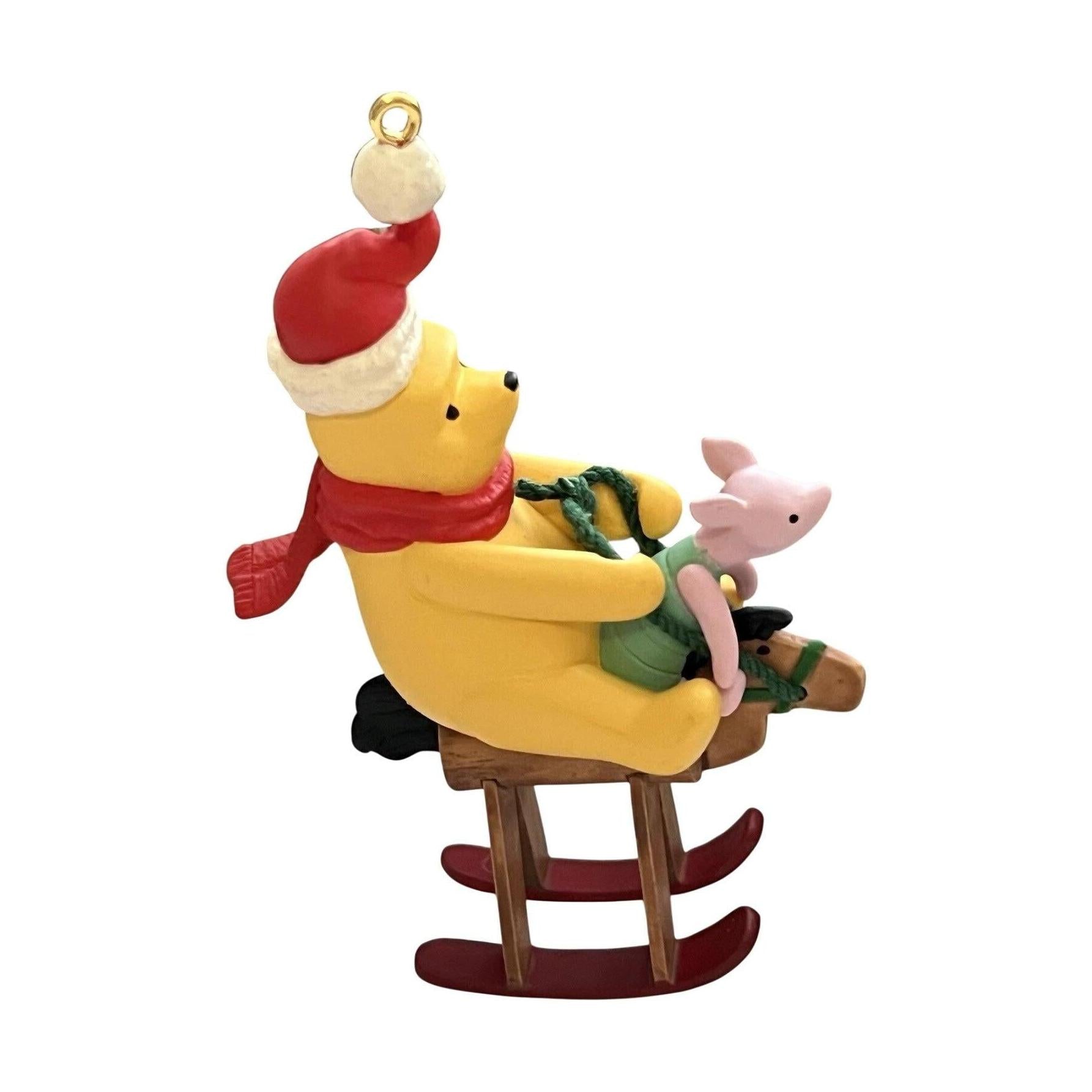 2002 Piglet's First Rid Hallmark Ornament (Winnie the Pooh) QXD4963 Image1