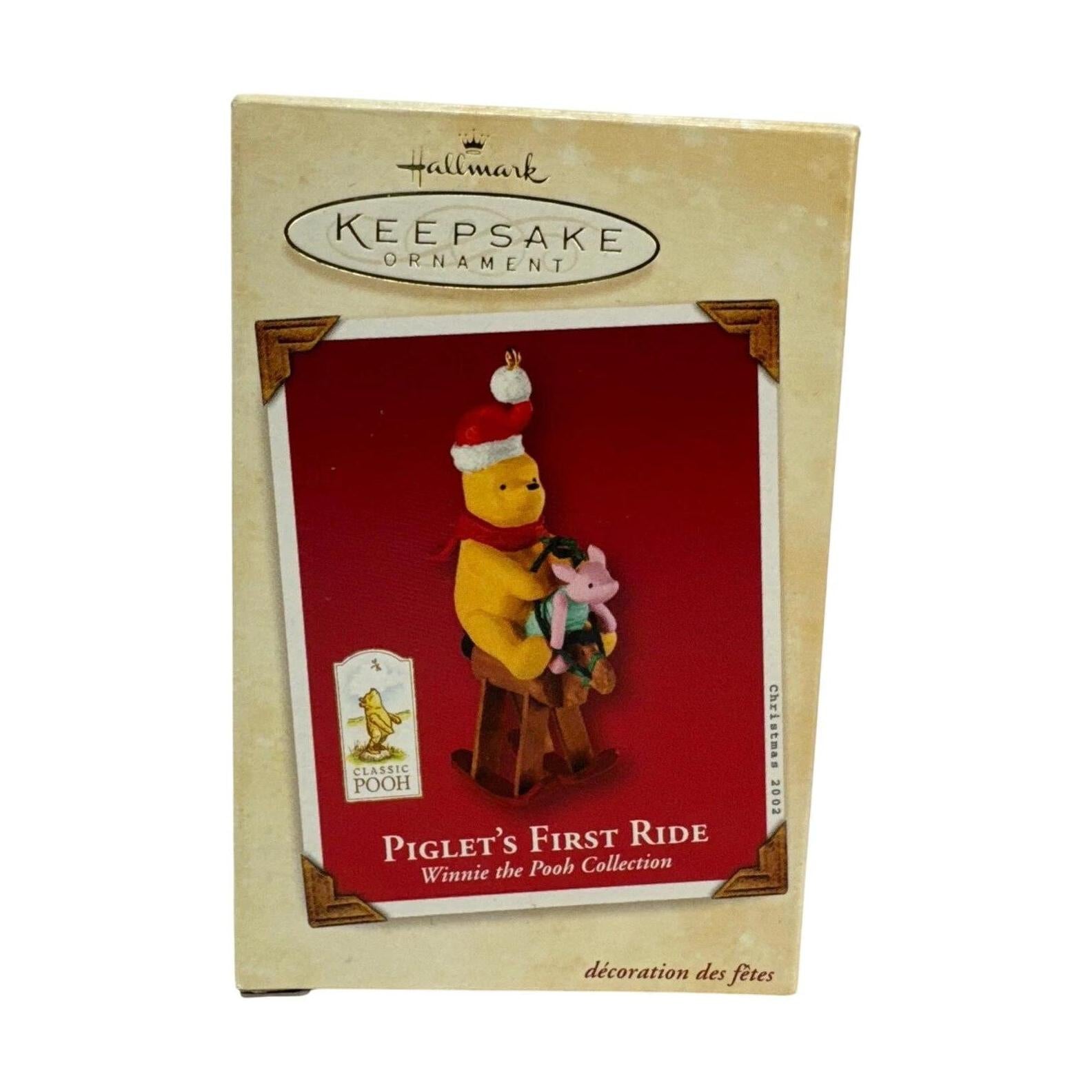 2002 Piglet's First Rid Hallmark Ornament (Winnie the Pooh) QXD4963 Image2