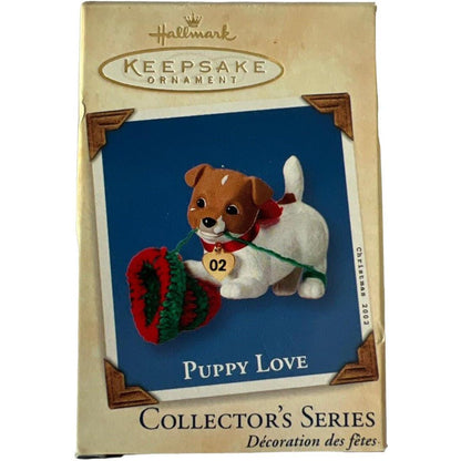 2002 Puppy Love Hallmark Ornament (Puppy Love) QX8006