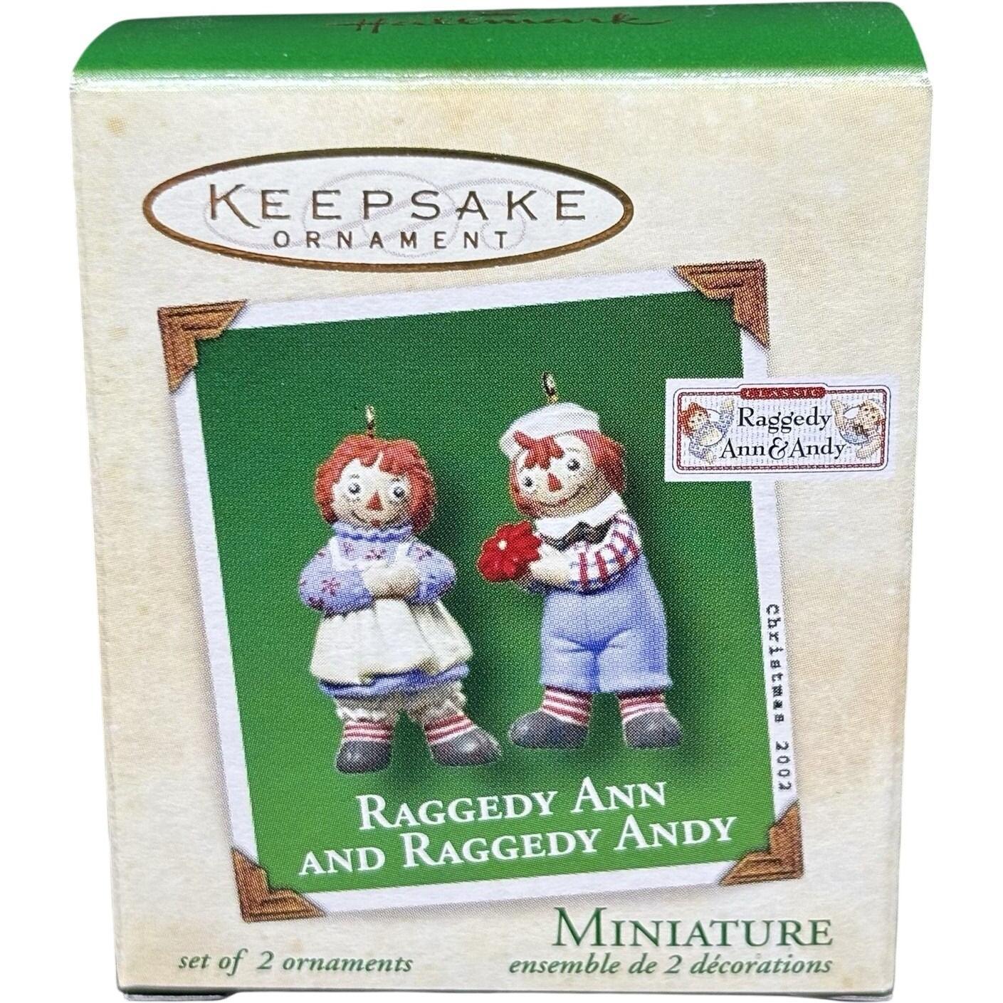 2002 Raggedy Ann and Andy Hallmark Ornament (Raggedy Ann & Andy) QXM4496
