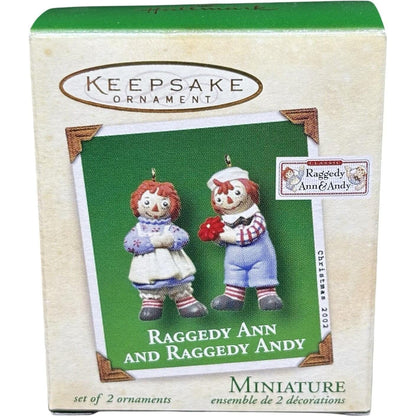 2002 Raggedy Ann and Andy Hallmark Ornament (Raggedy Ann & Andy) QXM4496