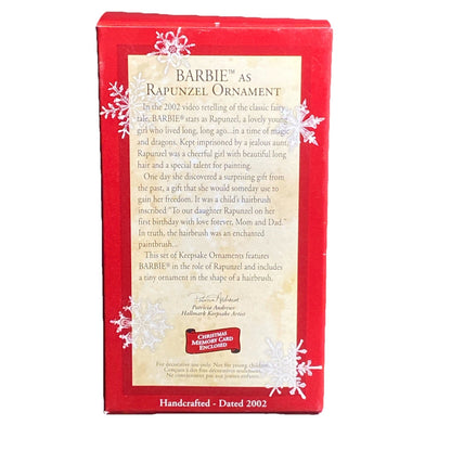 2002 Rapunzel Set 2 Hallmark Ornament (Barbie) QXI5326