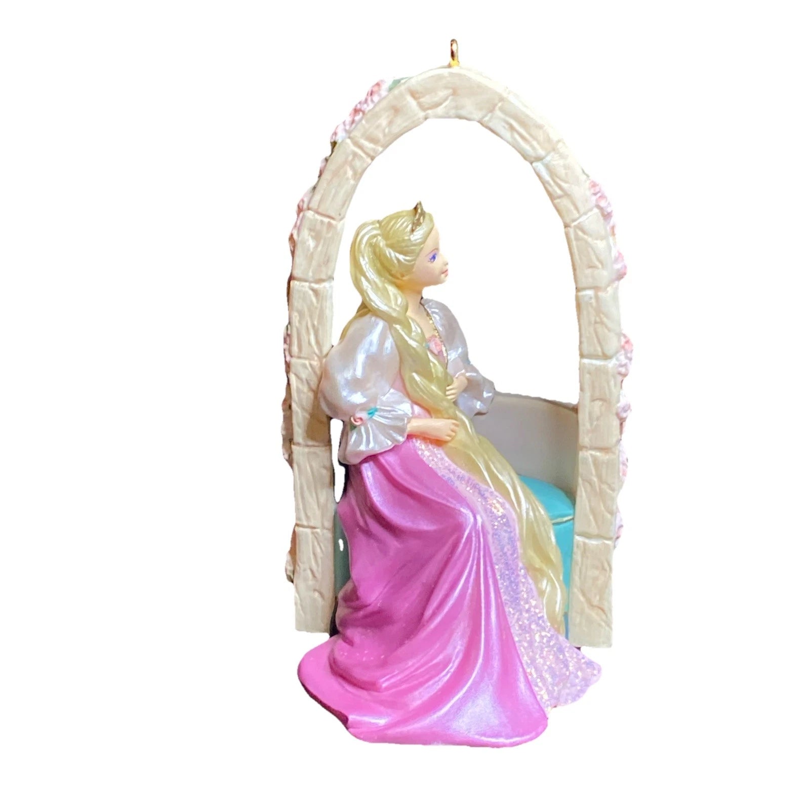 2002 Rapunzel Set 2 Hallmark Ornament (Barbie) QXI5326