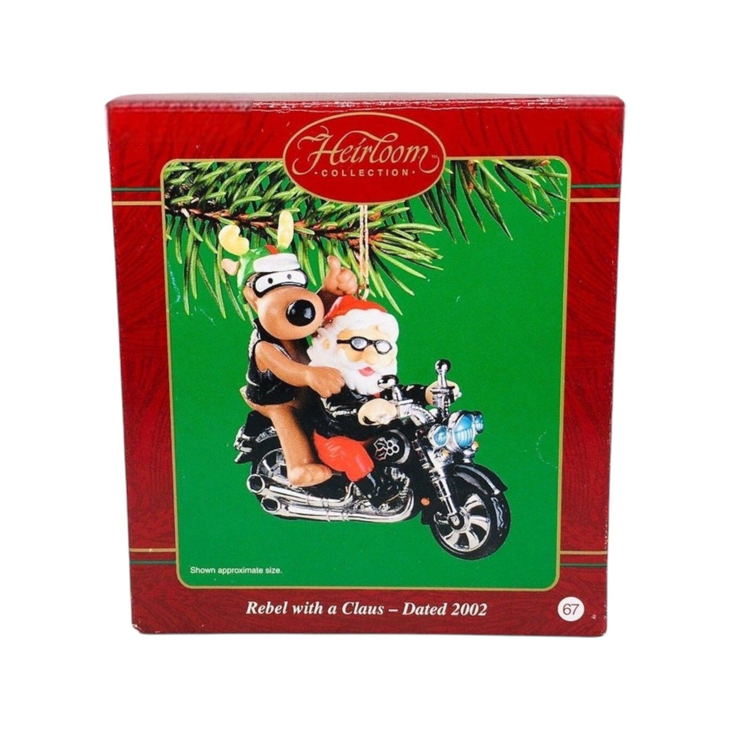 2002 Rebel with a Claus Carlton Cards Ornaments (Santa Claus) CXOR-120G Image2
