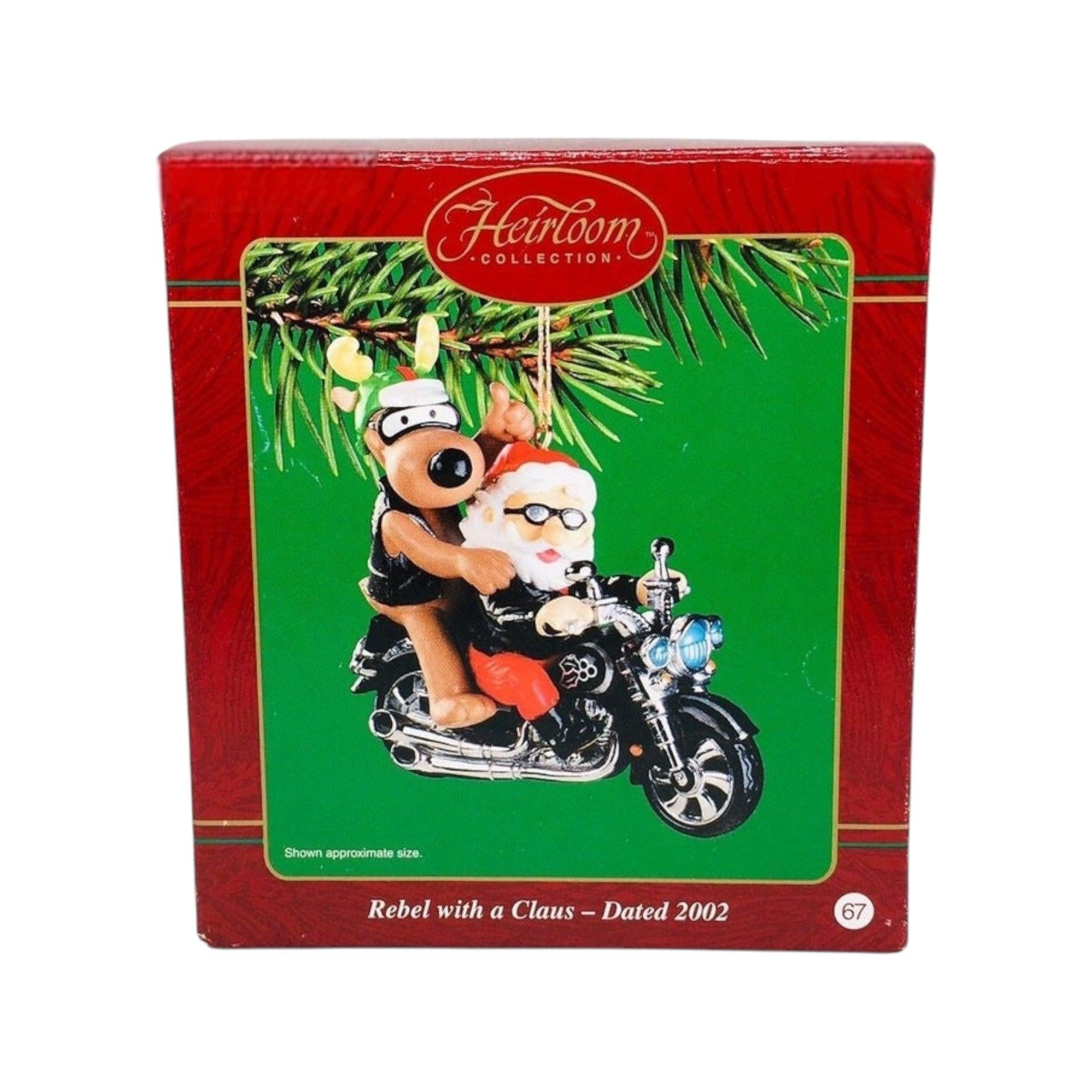 2002 Rebel with a Claus Carlton Cards Ornaments (Santa Claus) CXOR-120G Image2