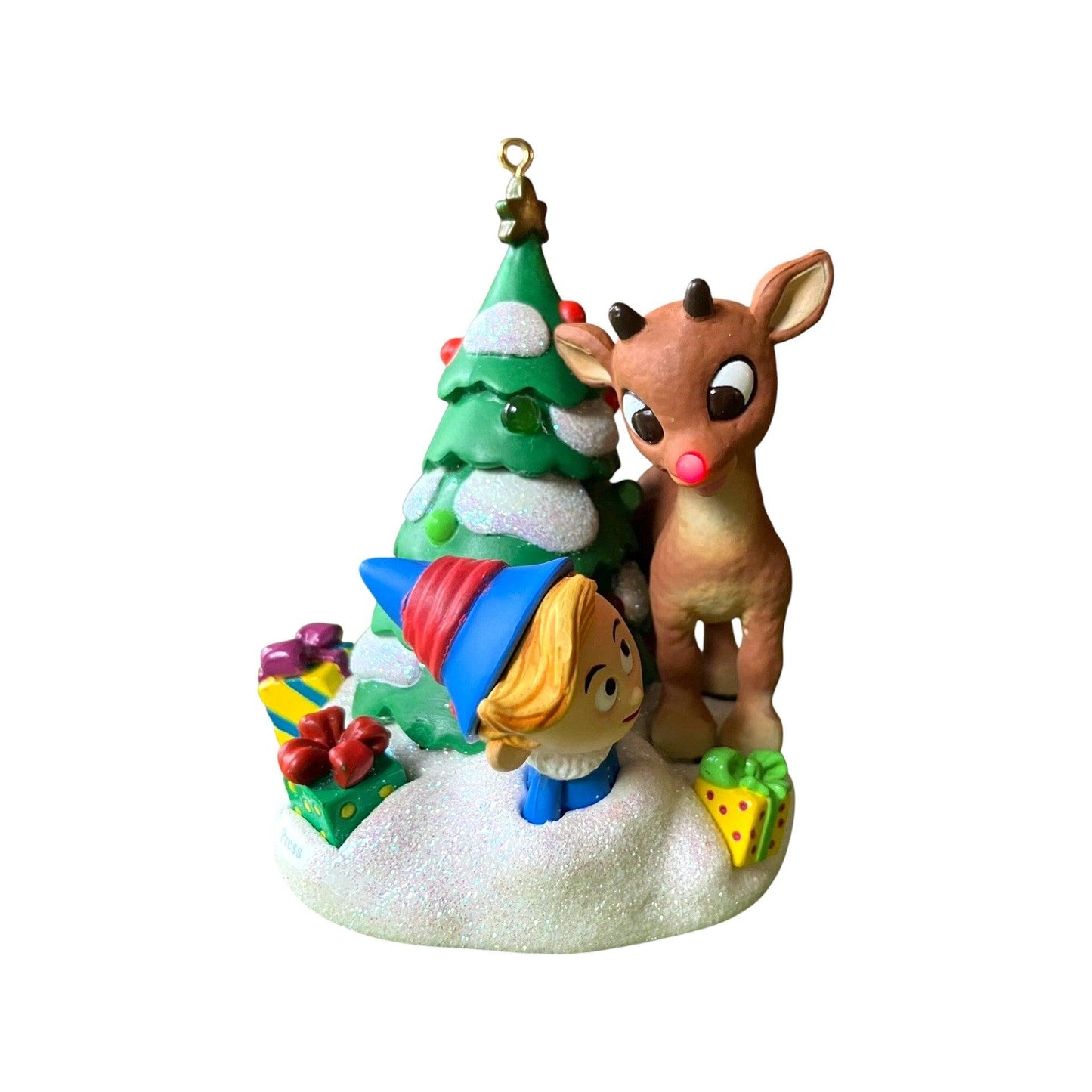 2002 Rudolph's Brightest Christmas (Rudolph the Red-Nosed Reindeer) Carlton Cards Heirloom Ornament CXOR-066G Image3