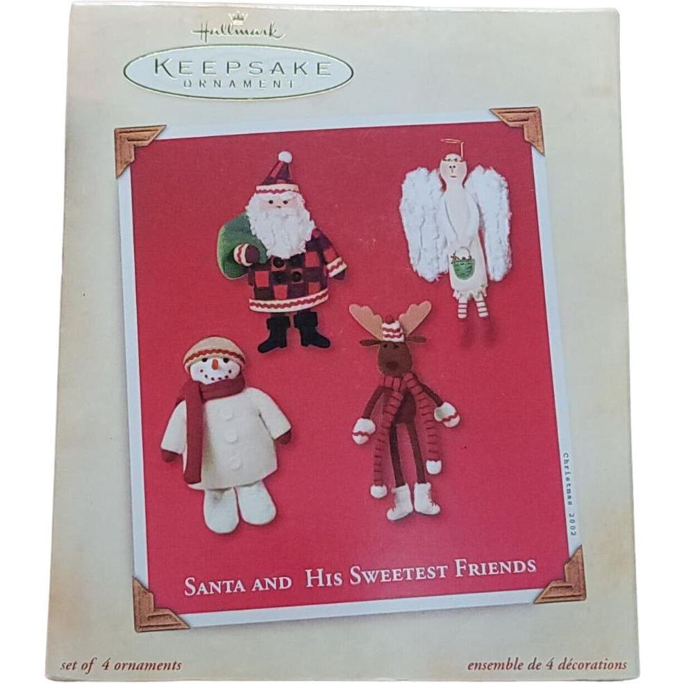 2002 Santa and His Sweetest Friends Hallmark Ornament (Santa Claus) QX2923