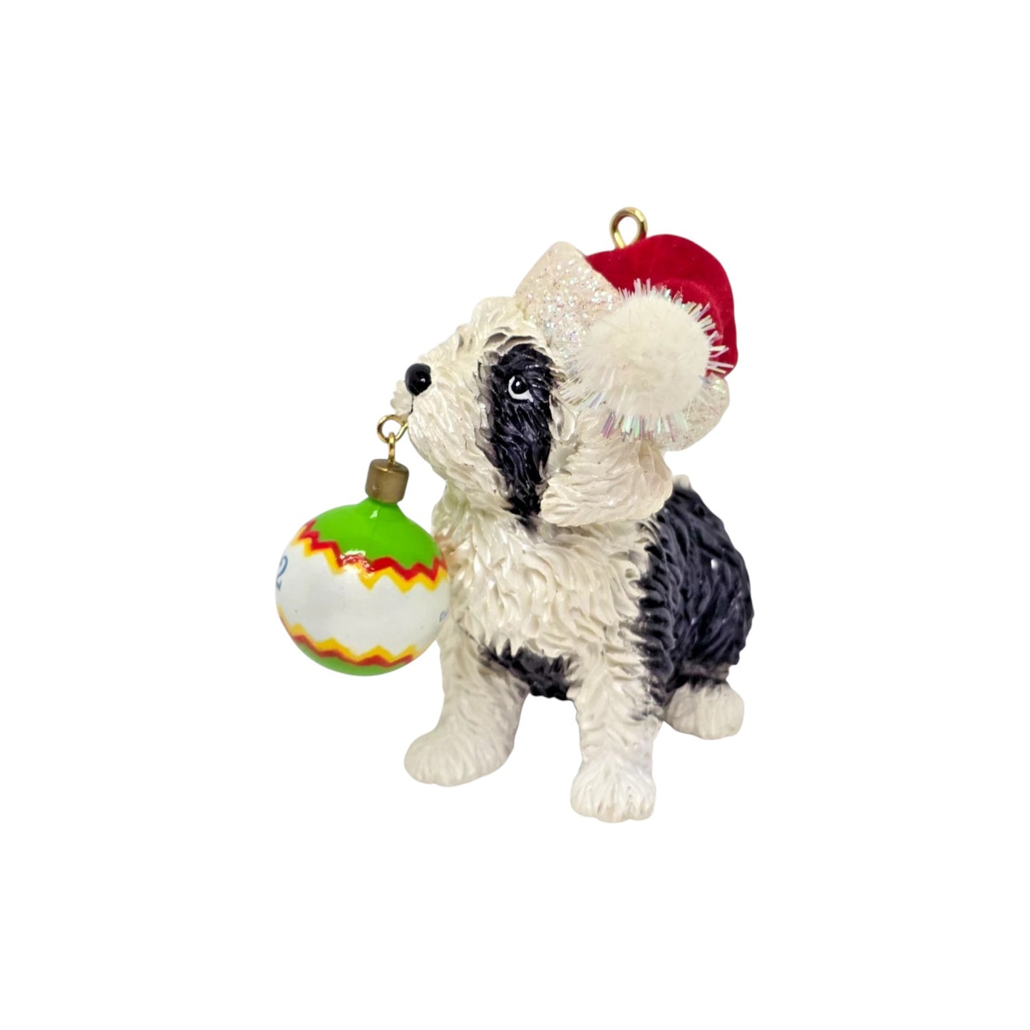 2002 Santa's Best Friend (Puppy) Carlton Cards Heirloom Ornament CXOR-113G Image3