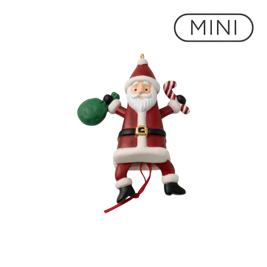 2002 Santa's Jumping Jack Hallmark Ornament (Santa Claus) QXM4473 Image1