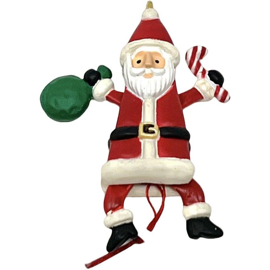 2002 Santa's Jumping Jack Hallmark Ornament (Santa Claus) QXM4473