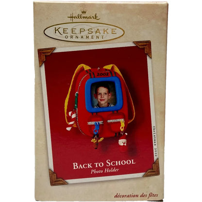 2002 School Hallmark Ornament (Photo Holder) QX8696