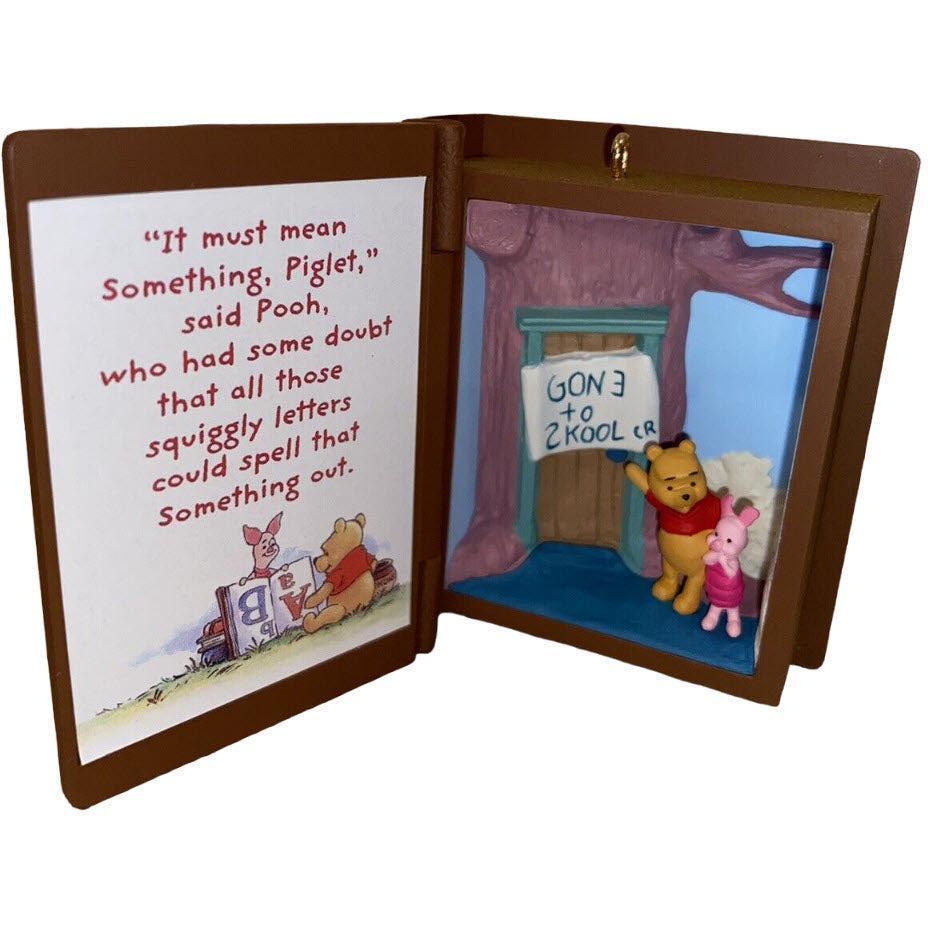 2002 School Hallmark Ornament (Winnie the Pooh) QXD4983