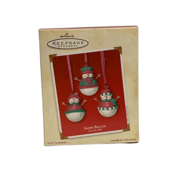 2002 Snow Belles Hallmark Ornament (Porcelain Bells) QX8446