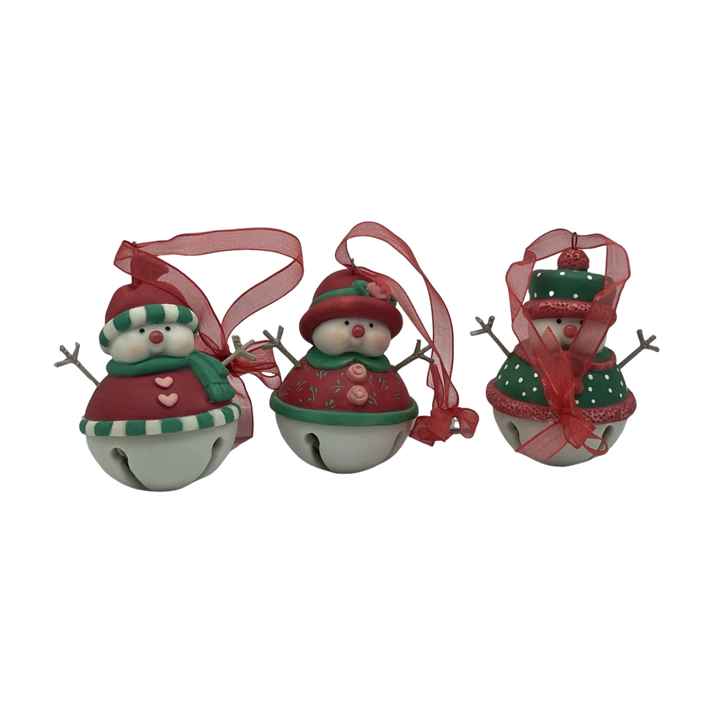 2002 Snow Belles Hallmark Ornament (Porcelain Bells) QX8446 Image1