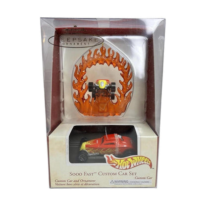 2002 Sooo Fast Custom Car Set Hallmark Ornament (Hot Wheels) QX8876 Image2