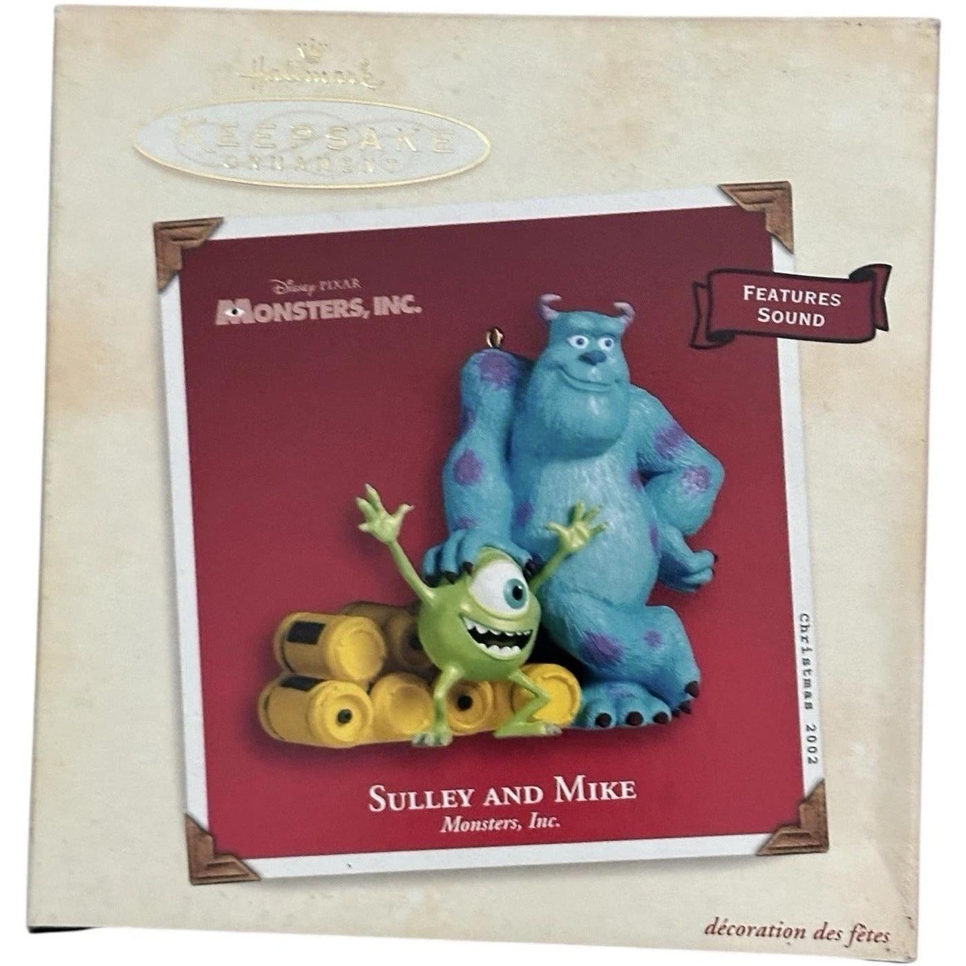 2002 Sulley and Mike Hallmark Ornament (Monsters, Inc.) QXD4613