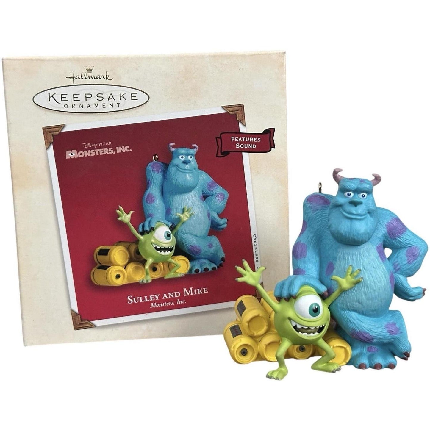 2002 Sulley and Mike Hallmark Ornament (Monsters, Inc.) QXD4613