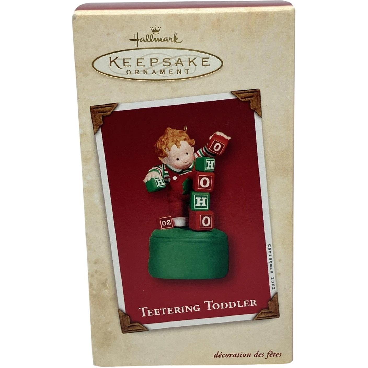2002 Teetering Toddler Hallmark Ornament (Family) QX8916