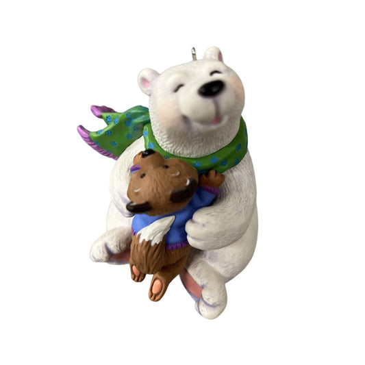 2002 "Thank You" Hug Hallmark Ornament (Bear) QX2893