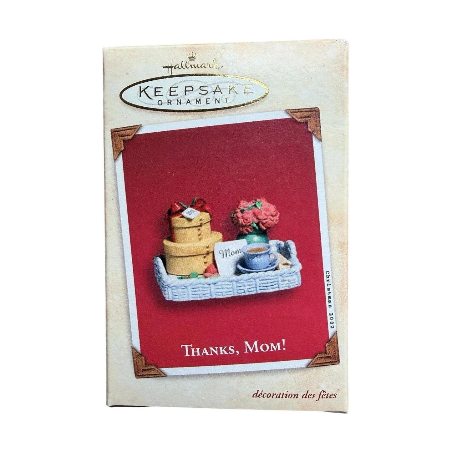 2002 Thanks, Mom! Hallmark Ornament (Family) QX8963 Image2