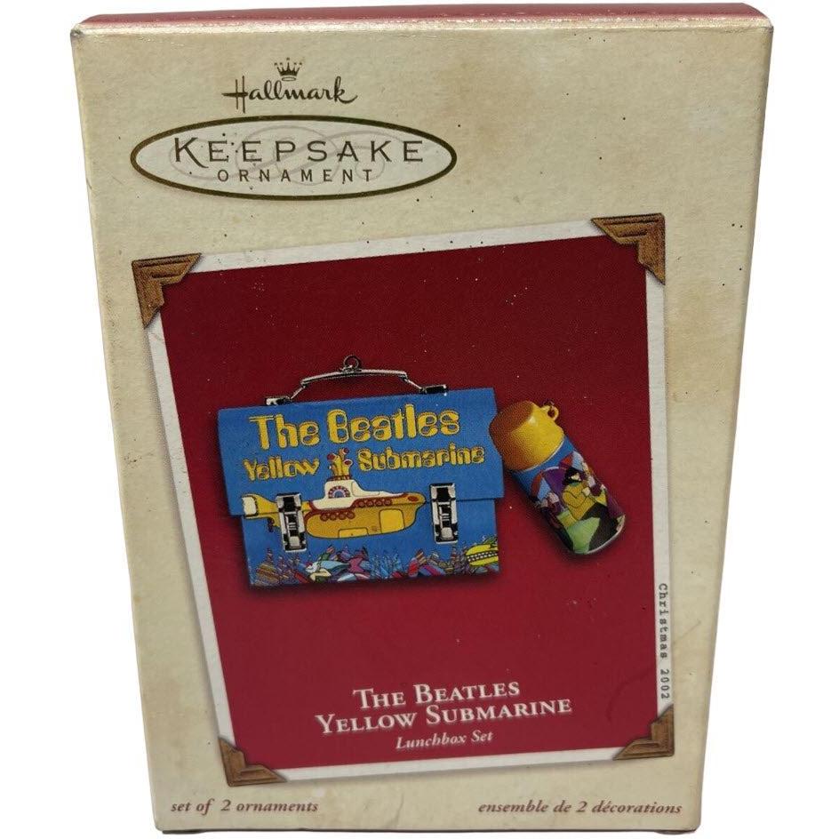 2002 The Beatles Yellow Submarine Hallmark Ornament (Lunch Box) QXI5313
