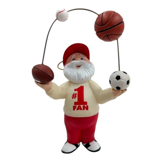 2002 The Biggest Fan Hallmark Ornament (Sports) QX8733 Image1