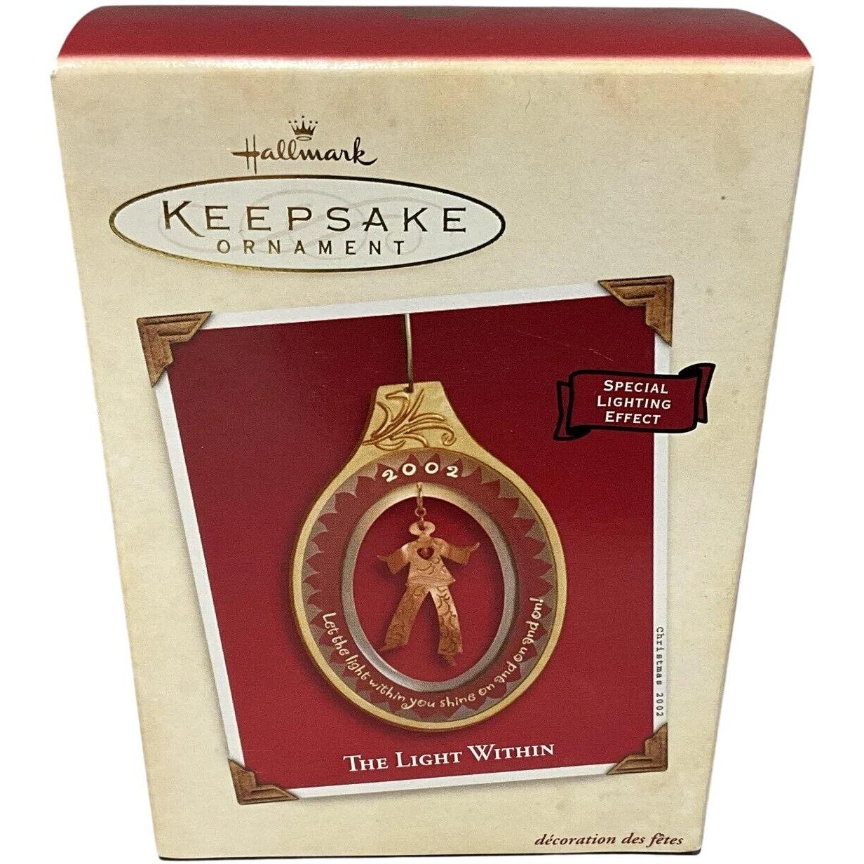 2002 The Light Within Hallmark Ornament (Heart) QX2846
