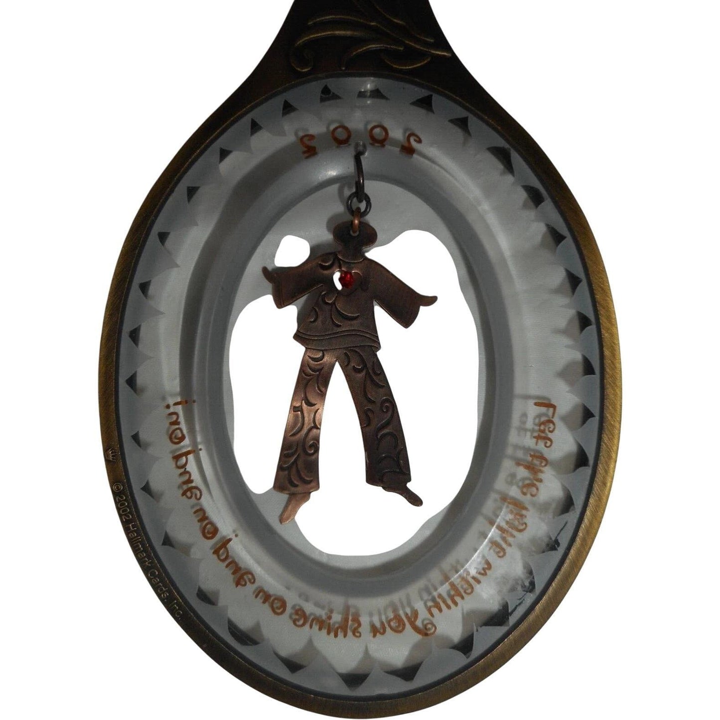 2002 The Light Within Hallmark Ornament (Heart) QX2846