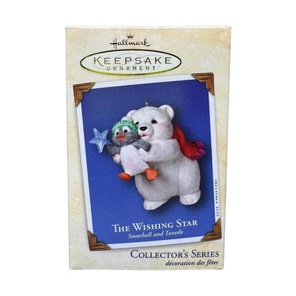 2002 The Wishing Star Hallmark Ornament (Snowball and Tuxedo) QX8033 Image2
