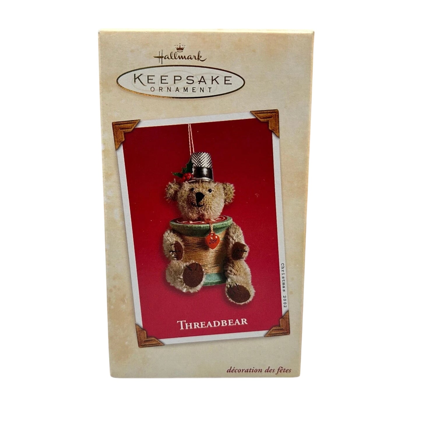2002 Threadbear Hallmark Ornament (Teddy Bear) QX2916 Image2