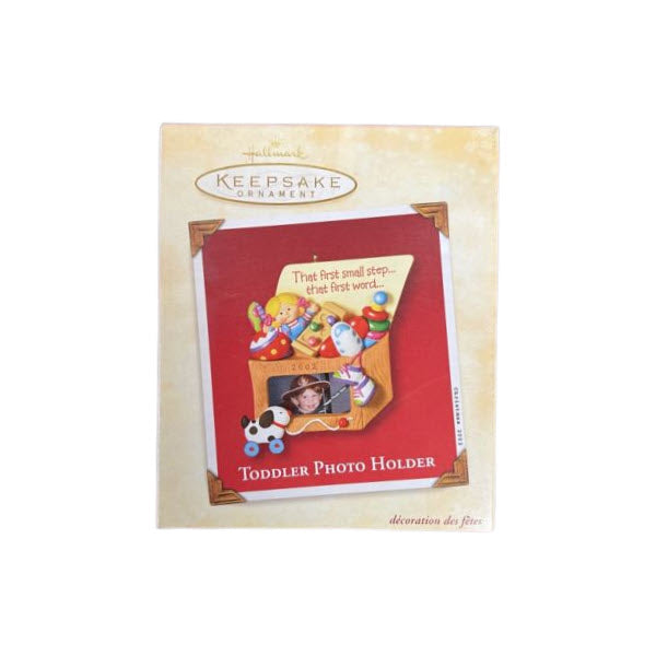 2002 Toddler Photo Holder Hallmark Ornament (Photo Holder) QX2856