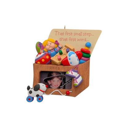 2002 Toddler Photo Holder Hallmark Ornament (Photo Holder) QX2856 Image1