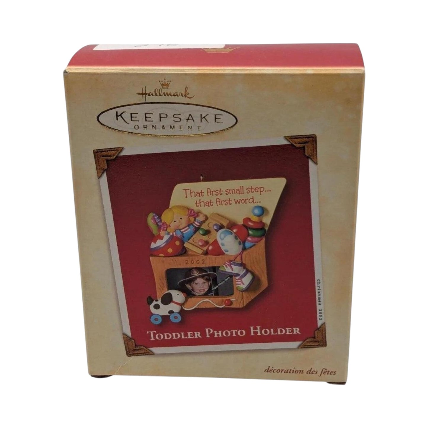 2002 Toddler Photo Holder Hallmark Ornament (Photo Holder) QX2856 Image2