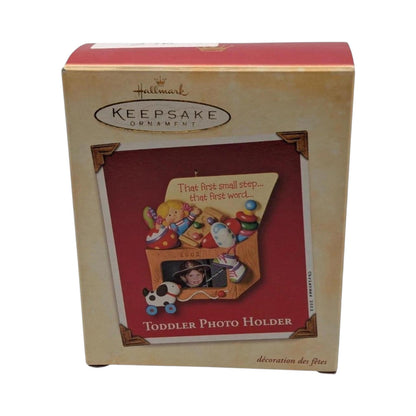 2002 Toddler Photo Holder Hallmark Ornament (Photo Holder) QX2856 Image2